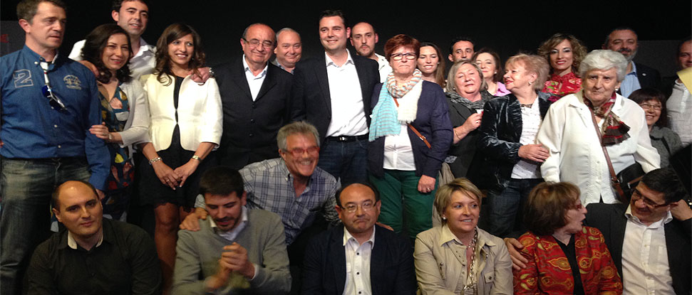 Patxi L&oacute;pez anima a llevar la dignidad de Gamonal al Ayuntamiento de Burgos de la mano de Daniel de la Rosa