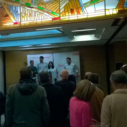Pe&ntilde;a Camarero da las gracias a todos los ciudadanos que han depositado su confianza en el PSOE de Burgos