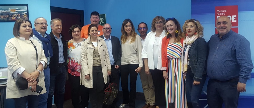 El secretario de Justicia y Nuevos Derechos del PSOE alaba en Miranda el compromiso de este municipio con la Memoria Hist&oacute;rica