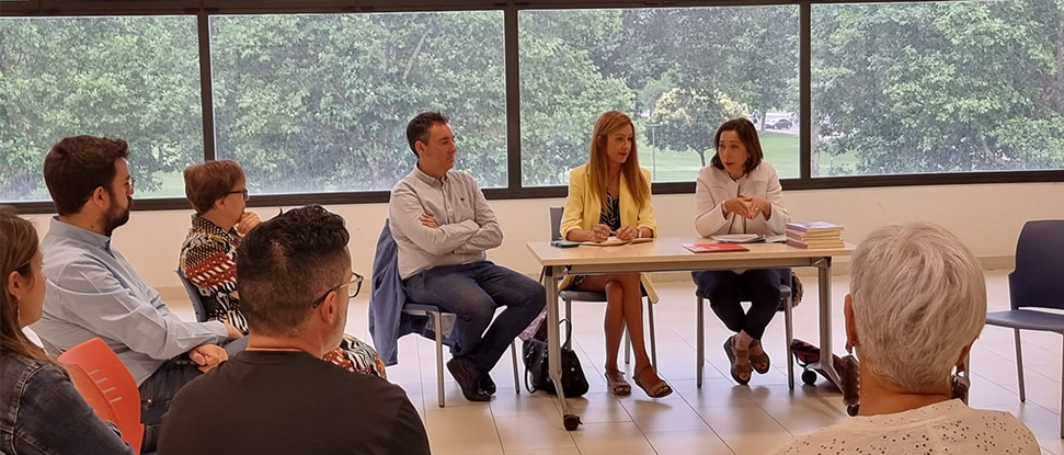 Arnaiz destaca en Miranda que el compromiso del PSOE con el tercer sector ha mejorado las prestaciones por dependencia a 1.500 personas