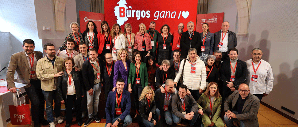 Peña, reelegida secretaria general del PSOE de Burgos con el 97% de los votos en el 13 Congreso Provincial